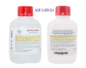 AQUA REGIA (Nitrohydrochloric Acid) Precursors - Nitric Acid 69.8%, Hydrochloric Acid 38%